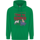 Time to Summon Cats Let's Summon Demons Childrens Kids Hoodie Irish Green