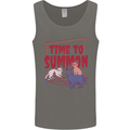 Time to Summon Cats Let's Summon Demons Mens Vest Tank Top Charcoal