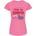 Time to Summon Cats Let's Summon Demons Womens Petite Cut T-Shirt Azalea