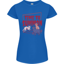 Time to Summon Cats Let's Summon Demons Womens Petite Cut T-Shirt Royal Blue