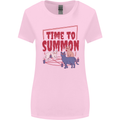 Time to Summon Cats Let's Summon Demons Womens Wider Cut T-Shirt Light Pink