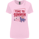 Time to Summon Cats Let's Summon Demons Womens Wider Cut T-Shirt Light Pink