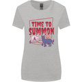 Time to Summon Cats Let's Summon Demons Womens Wider Cut T-Shirt Sports Grey