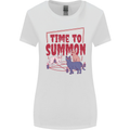 Time to Summon Cats Let's Summon Demons Womens Wider Cut T-Shirt White