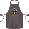 Time to Summon Some Friends Ouija Board Cotton Apron 100% Organic Dark Grey