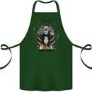 Time to Summon Some Friends Ouija Board Cotton Apron 100% Organic Forest Green