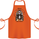 Time to Summon Some Friends Ouija Board Cotton Apron 100% Organic Orange