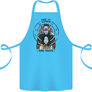 Time to Summon Some Friends Ouija Board Cotton Apron 100% Organic Turquoise