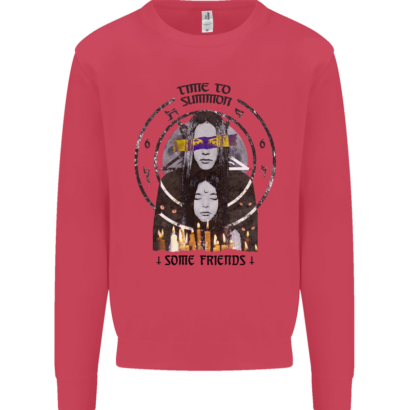 Time to Summon Some Friends Ouija Board Kids Sweatshirt Jumper Heliconia