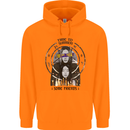 Time to Summon Some Friends Ouija Board Mens 80% Cotton Hoodie Orange