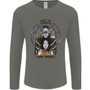 Time to Summon Some Friends Ouija Board Mens Long Sleeve T-Shirt Charcoal