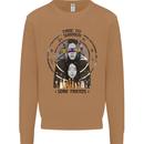 Time to Summon Some Friends Ouija Board Mens Sweatshirt Jumper Caramel Latte