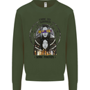 Time to Summon Some Friends Ouija Board Mens Sweatshirt Jumper Forest Green