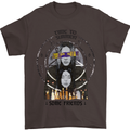 Time to Summon Some Friends Ouija Board Mens T-Shirt Cotton Gildan Dark Chocolate