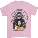 Time to Summon Some Friends Ouija Board Mens T-Shirt Cotton Gildan Light Pink