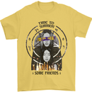 Time to Summon Some Friends Ouija Board Mens T-Shirt Cotton Gildan Yellow