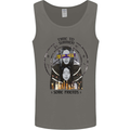 Time to Summon Some Friends Ouija Board Mens Vest Tank Top Charcoal