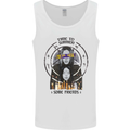Time to Summon Some Friends Ouija Board Mens Vest Tank Top White