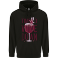Time to Wine Down Funny Alcohol Childrens Kids Hoodie Black