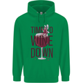 Time to Wine Down Funny Alcohol Childrens Kids Hoodie Irish Green