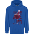Time to Wine Down Funny Alcohol Childrens Kids Hoodie Royal Blue