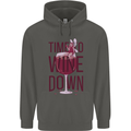 Time to Wine Down Funny Alcohol Childrens Kids Hoodie Storm Grey