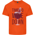 Time to Wine Down Funny Alcohol Mens Cotton T-Shirt Tee Top Orange