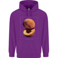 To Mars Peaches Space Planets Cosmos Childrens Kids Hoodie Purple