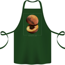 To Mars Peaches Space Planets Cosmos Cotton Apron 100% Organic Forest Green
