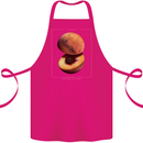 To Mars Peaches Space Planets Cosmos Cotton Apron 100% Organic Pink