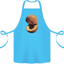 To Mars Peaches Space Planets Cosmos Cotton Apron 100% Organic Turquoise