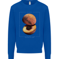To Mars Peaches Space Planets Cosmos Kids Sweatshirt Jumper Royal Blue