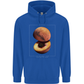 To Mars Peaches Space Planets Cosmos Mens 80% Cotton Hoodie Royal Blue