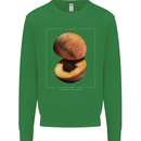 To Mars Peaches Space Planets Cosmos Mens Sweatshirt Jumper Irish Green