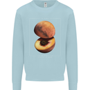 To Mars Peaches Space Planets Cosmos Mens Sweatshirt Jumper Light Blue