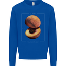 To Mars Peaches Space Planets Cosmos Mens Sweatshirt Jumper Royal Blue