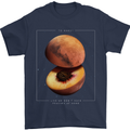 To Mars Peaches Space Planets Cosmos Mens T-Shirt Cotton Gildan Navy Blue