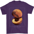 To Mars Peaches Space Planets Cosmos Mens T-Shirt Cotton Gildan Purple