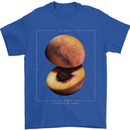 To Mars Peaches Space Planets Cosmos Mens T-Shirt Cotton Gildan Royal Blue