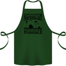 To Those Airborne Paras Parachute Regiment Cotton Apron 100% Organic Forest Green