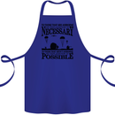 To Those Airborne Paras Parachute Regiment Cotton Apron 100% Organic Royal Blue