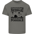 To Those Airborne Paras Parachute Regiment Mens Cotton T-Shirt Tee Top Charcoal