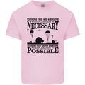 To Those Airborne Paras Parachute Regiment Mens Cotton T-Shirt Tee Top Light Pink