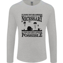 To Those Airborne Paras Parachute Regiment Mens Long Sleeve T-Shirt Sports Grey