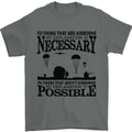 To Those Airborne Paras Parachute Regiment Mens T-Shirt Cotton Gildan Charcoal