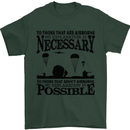 To Those Airborne Paras Parachute Regiment Mens T-Shirt Cotton Gildan Forest Green