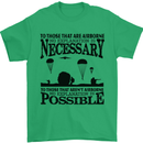 To Those Airborne Paras Parachute Regiment Mens T-Shirt Cotton Gildan Irish Green