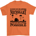 To Those Airborne Paras Parachute Regiment Mens T-Shirt Cotton Gildan Orange