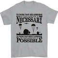 To Those Airborne Paras Parachute Regiment Mens T-Shirt Cotton Gildan Sports Grey