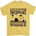 To Those Airborne Paras Parachute Regiment Mens T-Shirt Cotton Gildan Yellow